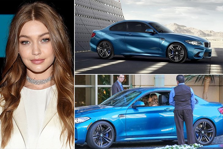 gigi hadid bmw m2 f7ebc